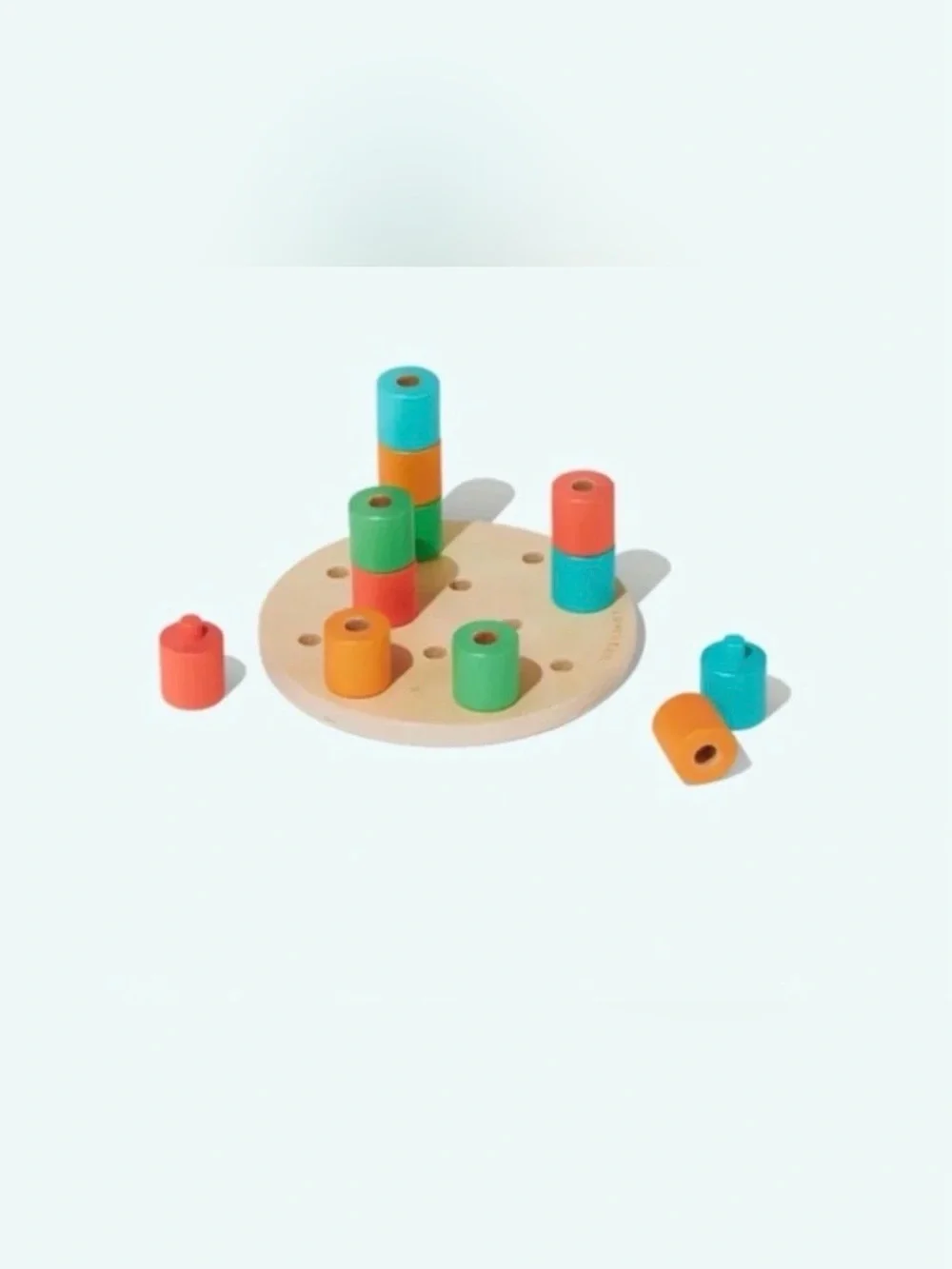 LOVEVERY Wooden Stacking Pegboard - Like New!
